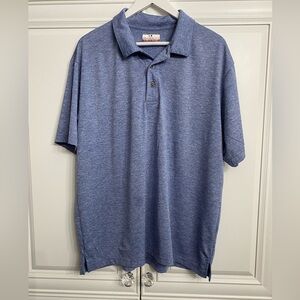 Grand Slam Size XL Blue Short Sleeve Polo Shirt Golf Tennis Sports Sporty